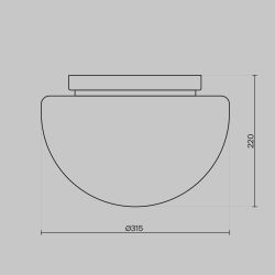 Светильник Maytoni   MOD270CL-01B