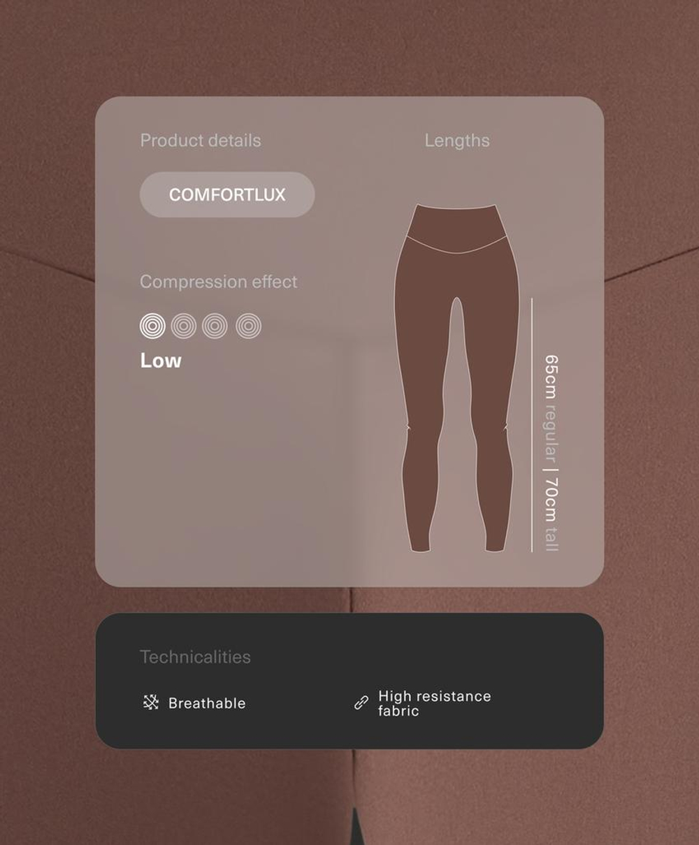 OYSHO Легинсы Comfortlux длиной до щиколотки с высокой посадкой, светло-коричневый