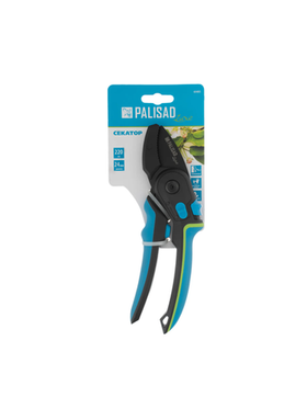 Секатор с наковальней Palisad 220 мм, регулировка захвата, трехкомпонентные рукоятки 604805