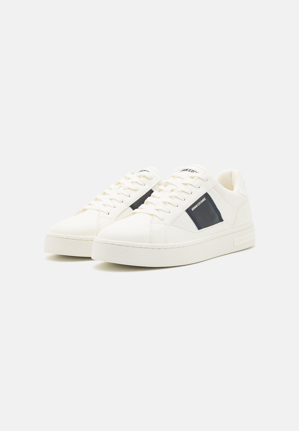 Armani Exchange кроссовки на шнуровке - Белый