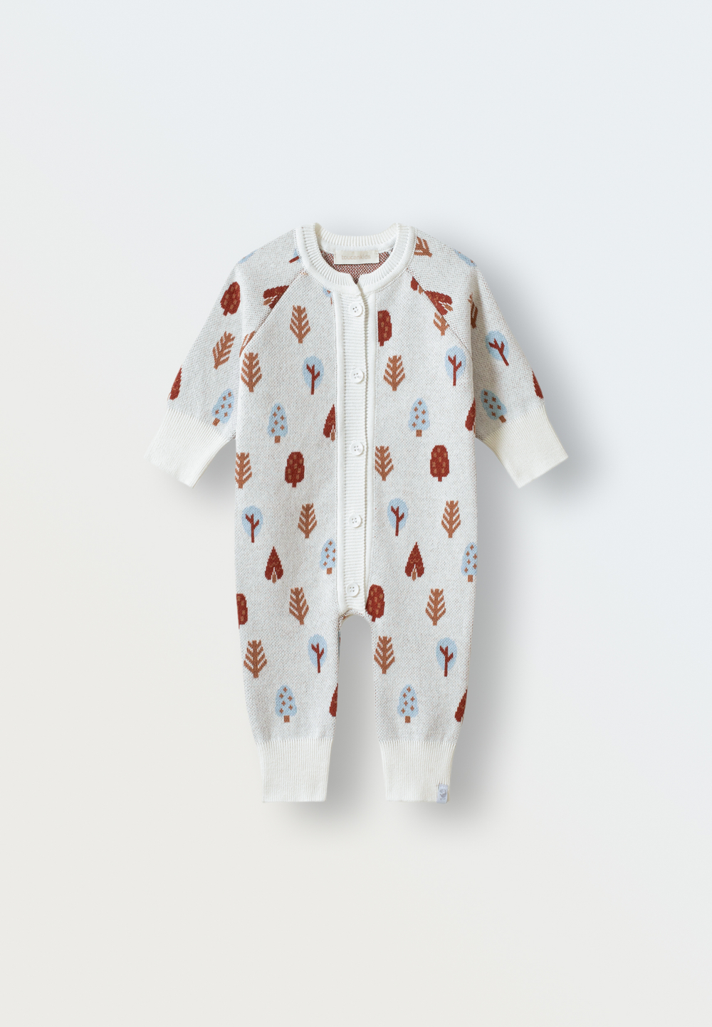 Комбинезон вязаный (деревья)