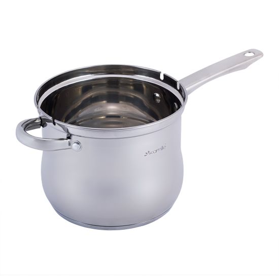 Кастрюля с сеткой для фритюра 3,5 л. из нержавеющей стали Kamille KM-5852