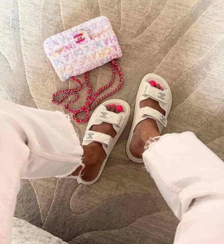 Шлепанцы CHANEL