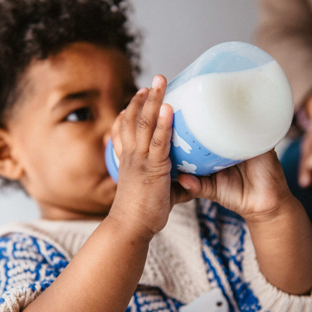 Бутылочка для кормления Suavinex Wild 360 мл синяя, 6 мес+