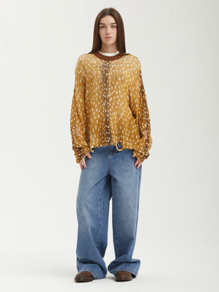 Женский Свитер (Round-neck) Fawn