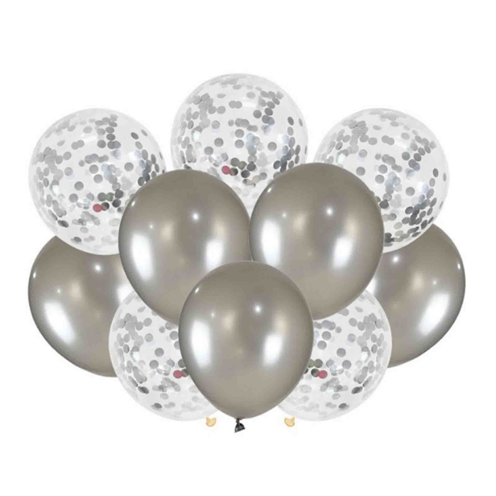 Набор воздушных шаров Серебряный
