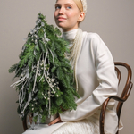 Ёлка из натуральной хвои Зимняя сказка