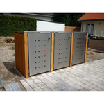 Ограждение для мусорных баков Мельбурн 3 секции