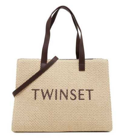 Сумка-шопер TWINSET - бежевый(241TB7022)
