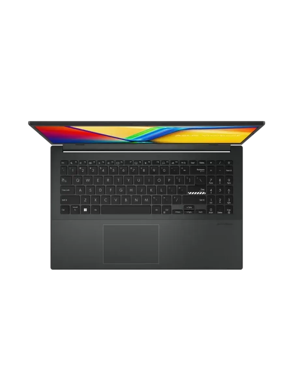 Ноутбук ASUS VivoBook Go 15 OLED E1504FA-L1660 (15.6" OLED, Ryzen 5-7520U 2.8ГГц, 16GB, 512GB SSD, AMD Radeon Graphics, noOS) 90NB0ZR2-M012U0, Black