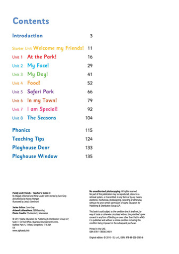 PANDY and FRIENDS Книга для учителя 3