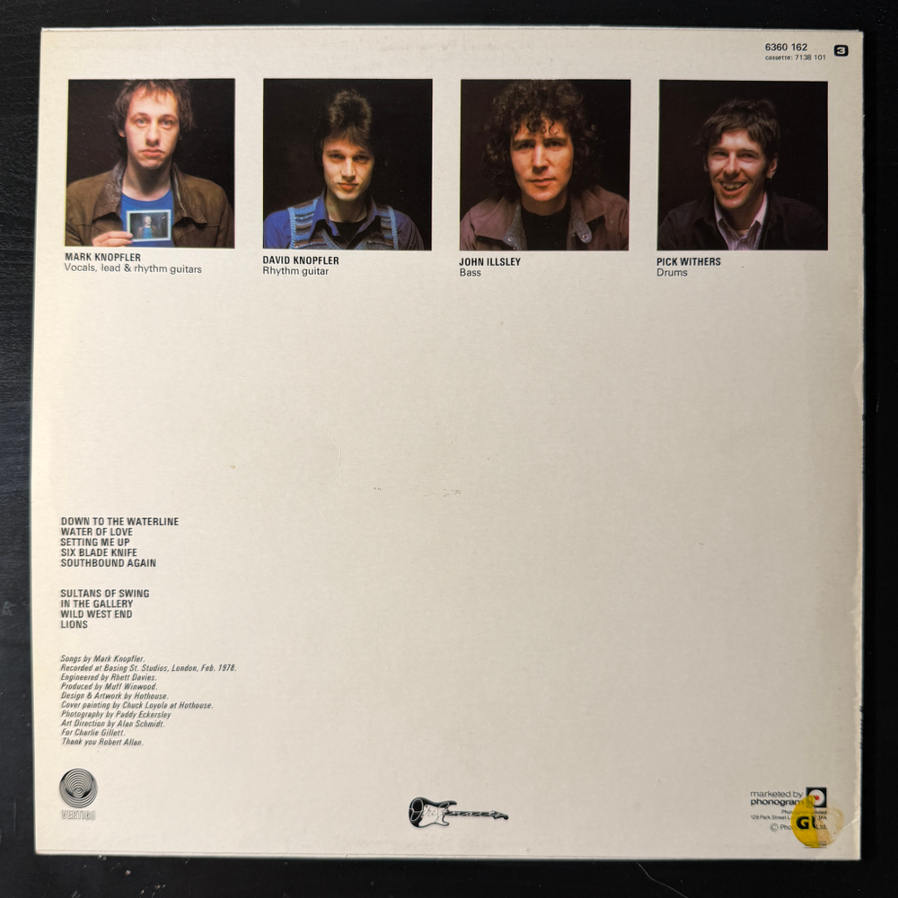 Dire Straits - Dire Straits (Скандинавия 1978г.)