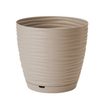 Горшок для цветов Saffron 9,1 л с поддоном (бежевый)