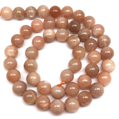 Солнечный камень 8 мм, бусины - шарики