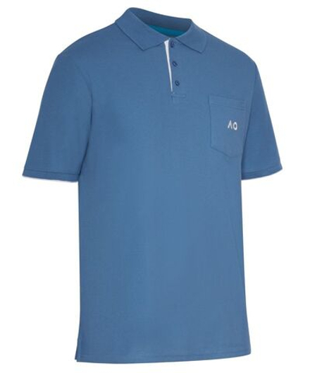 Теннисное поло Australian Open Polo Pocket AO Logo - elemental blue