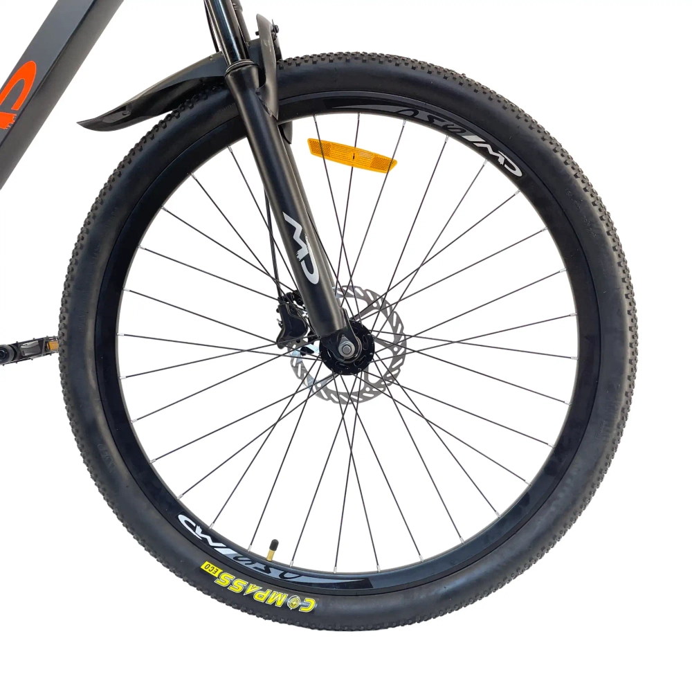 Велосипед Mingdi 29" 27скор (алюминиевая рама, гидравлический тормоз, L-Twoo, MD) Серо-оранжевый (MD