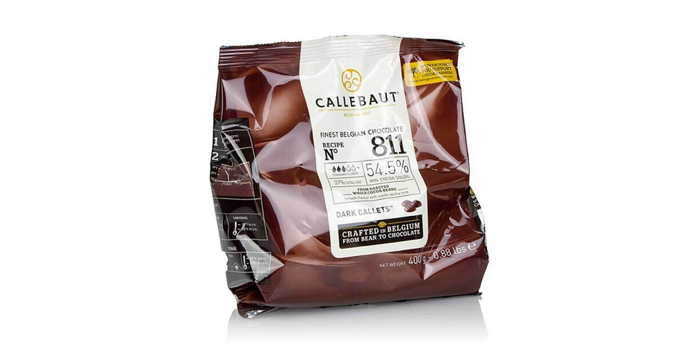 Шоколад темный Callebaut (54,5%), 400 г