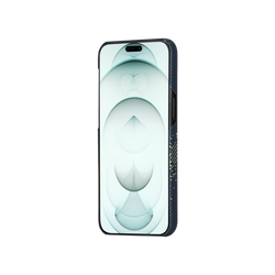 Чехол Pitaka Fusion Weaving MagEZ Case 4 для iPhone 15 Plus Milky Way Galaxy