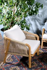 Диванная группа из акации Joygarden РИМИНИ L, Light Teak, бежевый