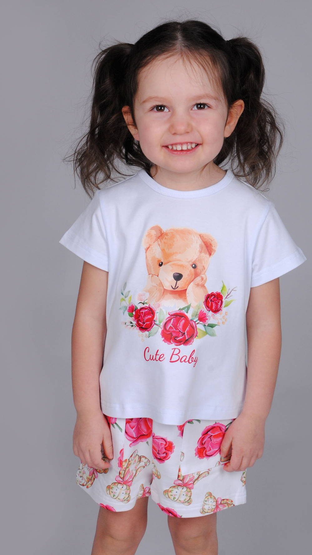 Комплект трикотажный для девочки 0-2 лет Fleur de Vie
