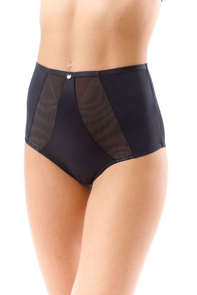 Черные трусы-слип комфорт Plain