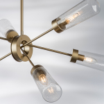 690063 Люстра CROTONE 6х40W E14 ШАМПАНЬ/ПРОЗРАЧНЫЙ
