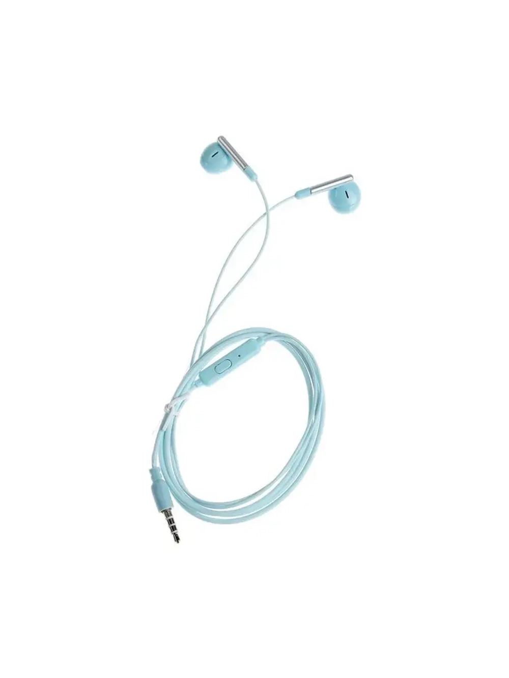 Наушники R-8, проводные, вкладыши, микрофон, 1 м, Jack 3.5 м