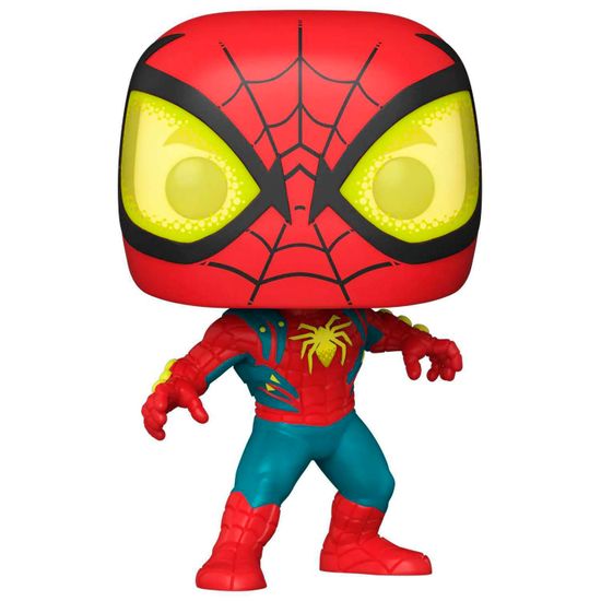 Фигурка Funko POP! Bobble Marvel Spider-Man Oscorp Suit (Exc) (1118) 66626 / Фигурка Фанко ПОП! по мотивам вселенной "Марвел", Человек-паук