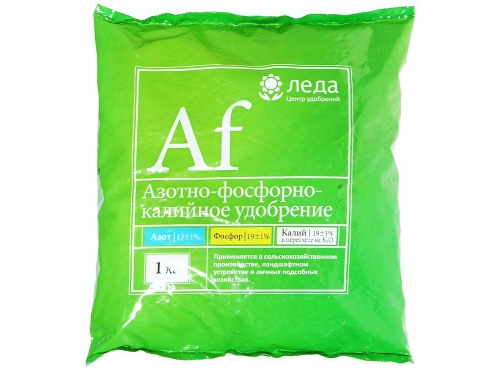 Удобрение Азотно-фосфорно-калийное 1кг Леда