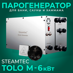 Steamtec TOLO М 60 - 6 кВт, парогенератор для хамама и турецкой бани, бюджетная серия