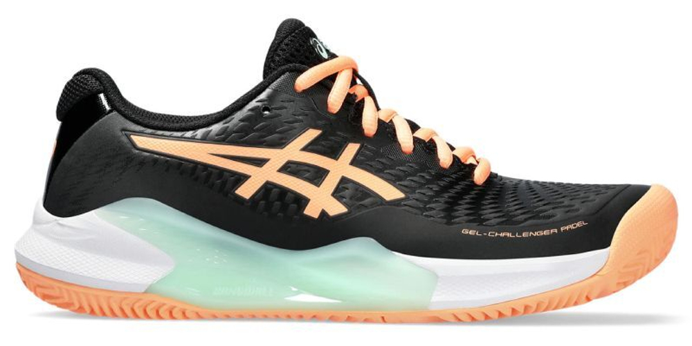 Женские кроссовки для Падел Asics Gel-Challenger 14 Padel - black/bright sunstone