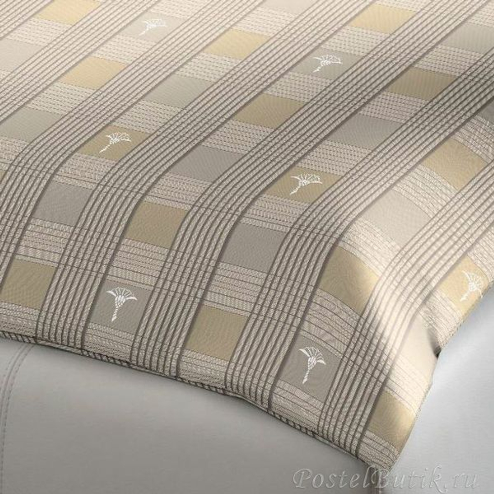 Наволочка 50x70 JOOP! Cornflower Squares бежевая Германия