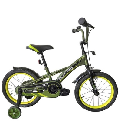 Детский велосипед Tech Team Quattro 12" хаки