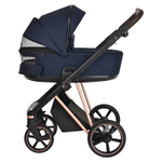 Детская коляска Roan Sol Luxury 2 в 1 RSL/4047 Mystic Blue/Rose Gold