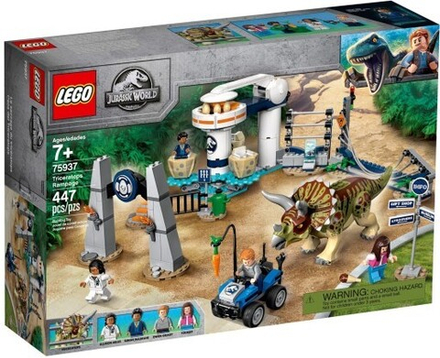 LEGO Конструктор Jurassic World Нападение трицератопса 75937