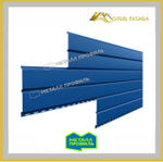 Сайдинг металлический L -Брус ХL Полиэстр 0.45мм - RALL 5005 Синий (Заказ)