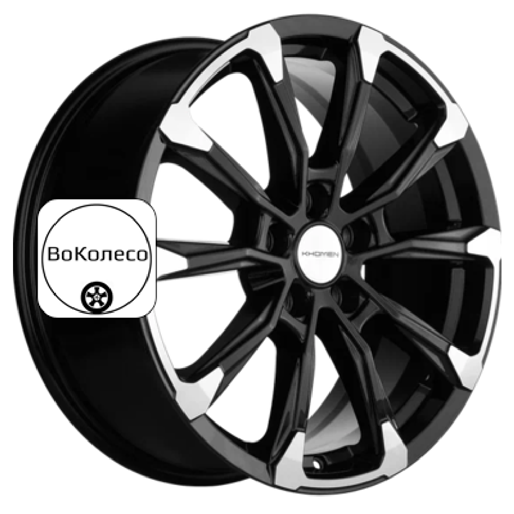7,5x18/5x108 ET40 D54,1 KHW1808 (Jac/Москвич 3) Black-FP Khomen Wheels