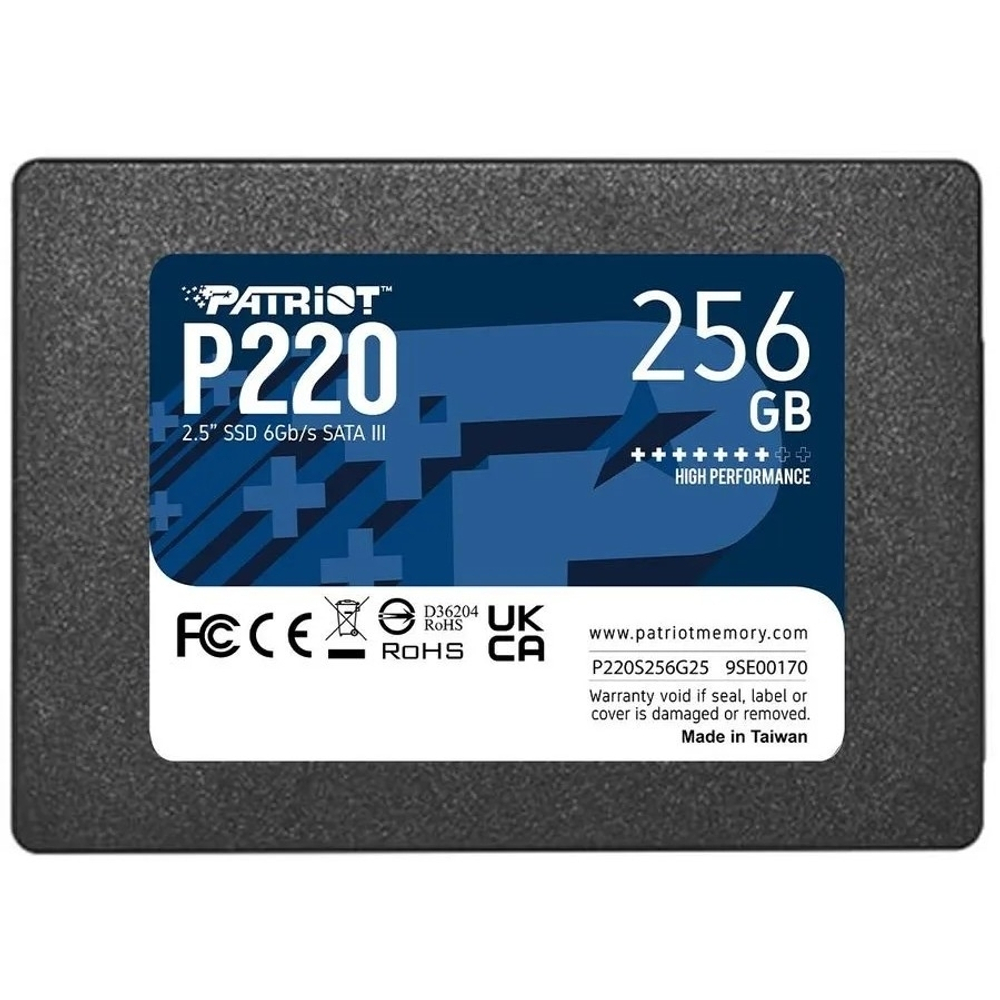 SSD диск Patriot SSD 256Gb P220 P220S256G25 (SATA 3.0)