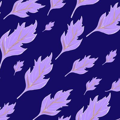 сиреневые листья