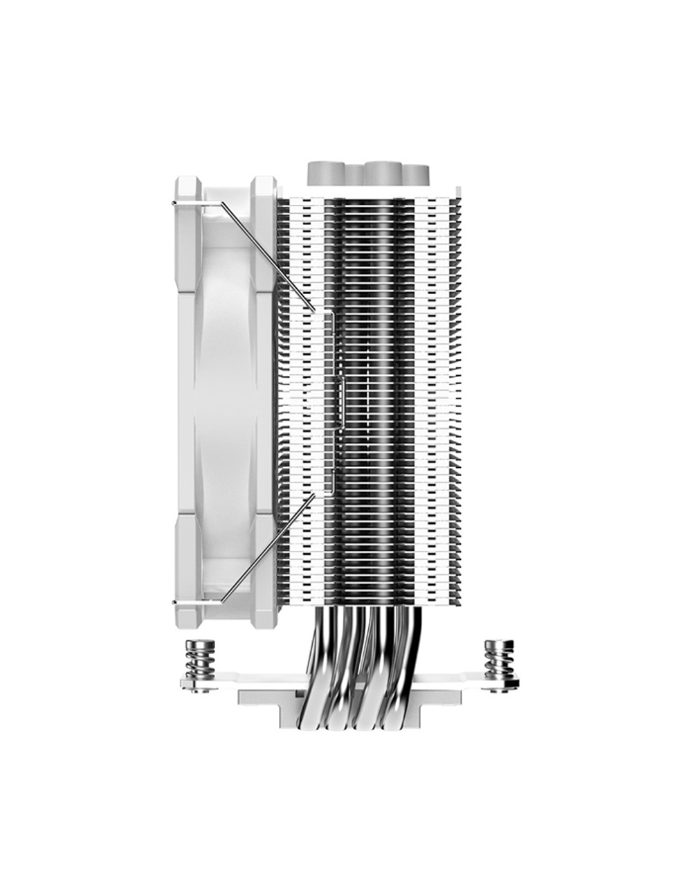 ID-COOLING SE-224-XTS WHITE LGA1700/1200/115X/AM5/AM4 (10шт/кор, TDP 220W, PWM, 4 тепл.трубки прямого контакта, White LED FAN 120mm, белый) RET