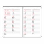 Ежедневник датированный 2025 МАЛЫЙ ФОРМАТ 100х150 мм А6, BRAUBERG "Wood", под кожу, коричневый, 115755