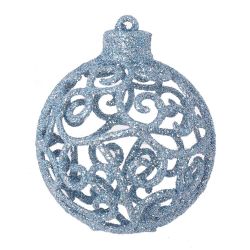 GAEM Набор из 6шт Украшение новогоднее Шар "Жемчужная сказка", D 6 см, L11,5 W6 H17 см