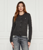 Хлопковый кардиган POLO RALPH LAUREN - серый(211910443)