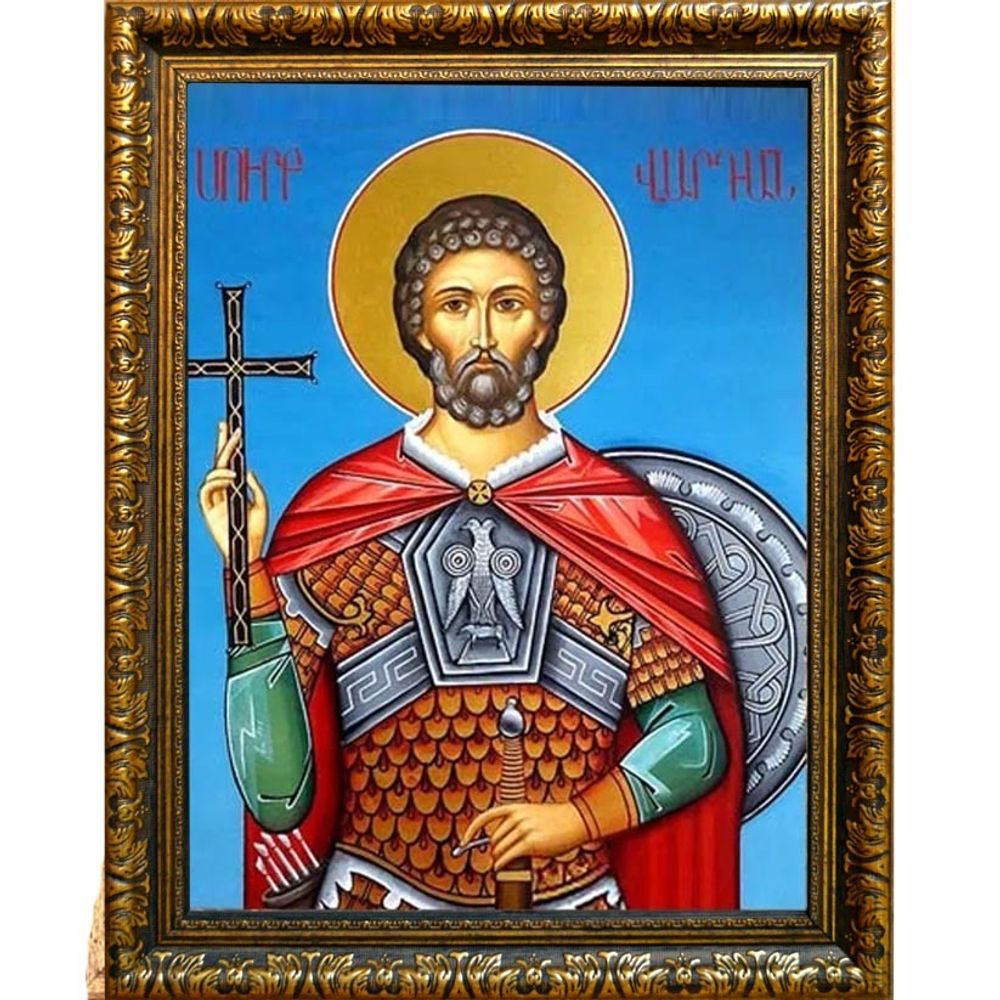Вардан Мамиконян великомученик. Икона на холсте.