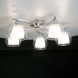 Citilux Кристи CL152157 Люстра потолочная Алюминий Хром