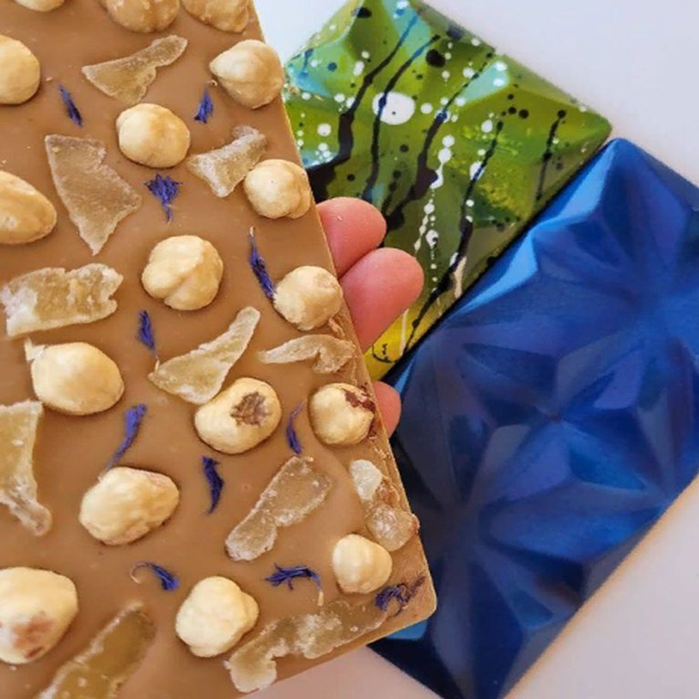 Форма силиконовая для шоколада «Плитка калейдоскоп»