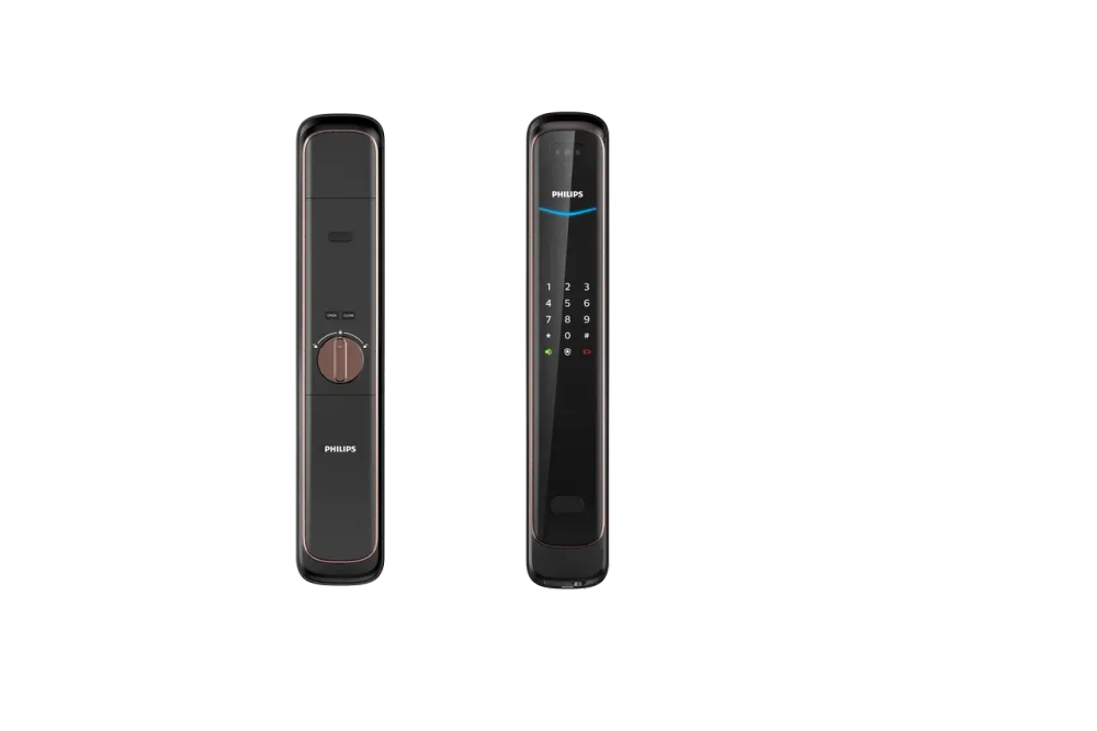 Электронный дверной замок PHILIPS EasyKey DDL702 Face ID (медный)