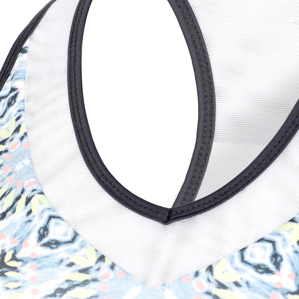 Женская теннисная майка Lucky in Love Tye Dye Groove Tank Top Women - White, Blue