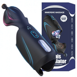 Иммерсивный массажер мастурбатор для мужчин Rosyland Penis Stimulator (Цвет: черный)