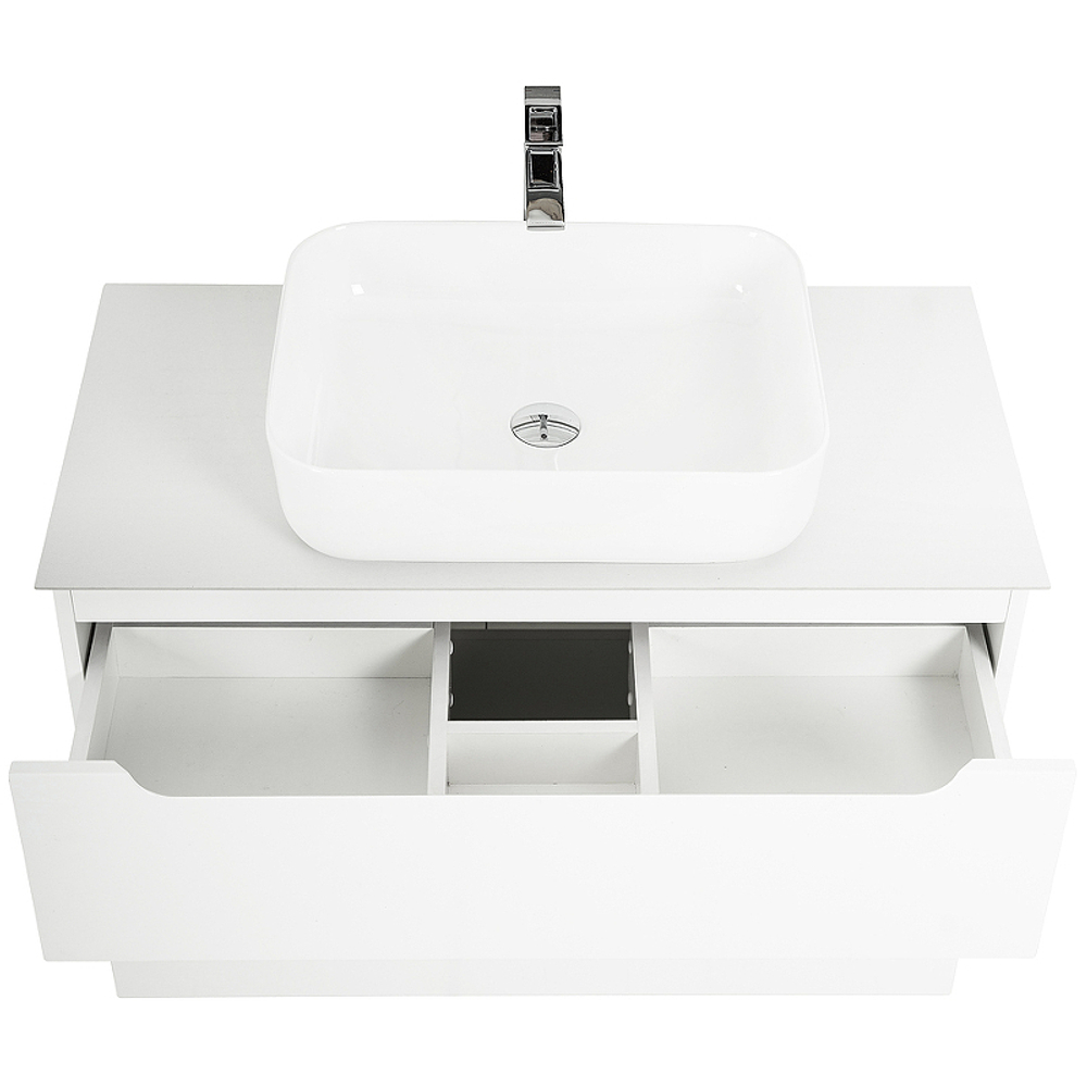 Тумба под раковину BelBagno Etna-H60 80 ETNA-H60-800-2C-SO-BL-P подвесная Bianco Lucido